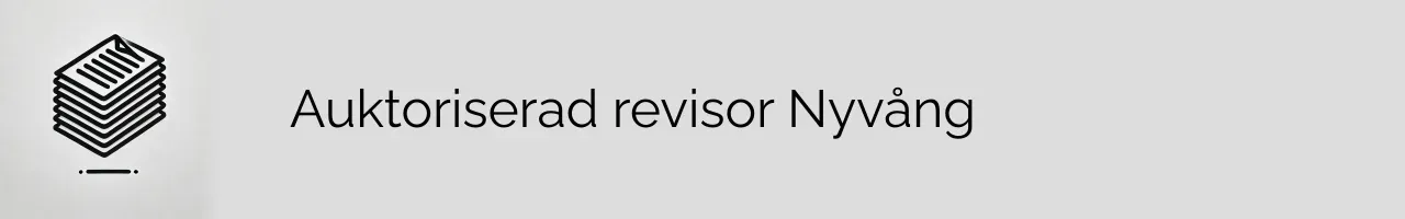 Auktoriserad revisor Nyvång